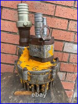 JCB Hydraulic Water Pump 2 Working Well! With NEW Couplings Sub Submersible
