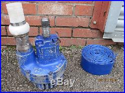 JCB Hydraulic Water Pump Submersible For Beaver Pack 2 Inc Hose
