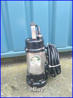 JS400 HEAVY DUTY INDUSTRIAL MANUAL SUBMERSIBLE 2 OUTLET WATER PUMP 110v