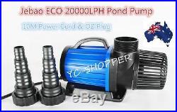 Jebao ECO 20,000L/H Soft Solid Submersible Water Feature Pond Pump 200W Only