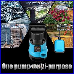 KATSU 400W Portable Submersible Pump for Clean and Dirty Water 8000L/h for Pond