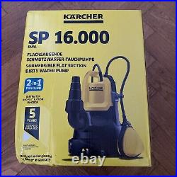 Karcher SP 16.000 Dual Submersible Flat Suction Dirty Water Pump Bnib