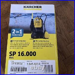 Karcher SP 16.000 Dual Submersible Flat Suction Dirty Water Pump Bnib