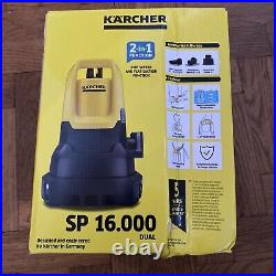 Karcher SP 16.000 Dual Submersible Flat Suction Dirty Water Pump Bnib