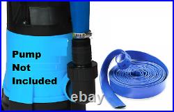 Layflat Hose PVC Flood Drainage Discharge Submersible Dirty Water Pump Lay Flat