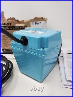 Little Giant 503216 Pump, 7 In. L, 4-1/2 In. W, 5-1/2 In. H TESTED