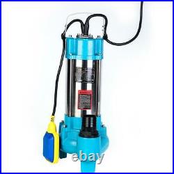 MERRY Heavy Duty 1100W Submersible Sewage Dirty Waste Water Pump Float Switch