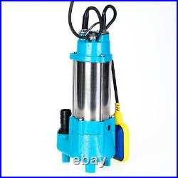 MERRY Heavy Duty 250W Submersible Sewage Dirty Waste Water Pump Floating Switch