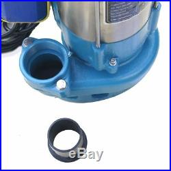 MERRY Heavy Duty 750W Submersible Sewage Dirty Waste Water Pump Floating Switch
