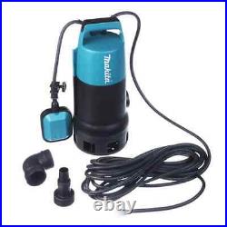 Makita PF1010/2 Electric Submersible Drainage Water Pump 1100W 240L 240v Silver