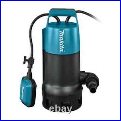 Makita PF1010/2 Electric Submersible Drainage Water Pump 1100W 240L 240v Silver