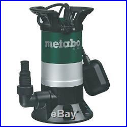 Metabo PS 15000S Submersible Dirty Water Pump + Float Switch 15000 l/hr 850w