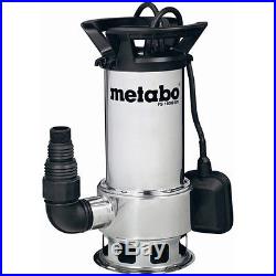 Metabo PS 18000SN Inox Submersible Dirty Water Pump + Float Switch 18000 l/hr