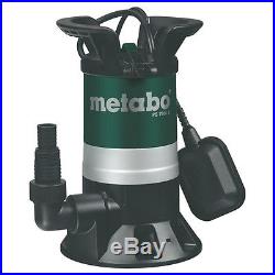 Metabo PS 7500S Submersible Dirty Water Pump 5M Lift 7500L/Hour 450w 240v