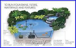 Midipond High Performance Pond Pump to Run Fountains, Waterfalls &