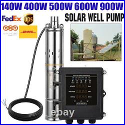 Mppt regulator solar water pump DC 24v 140w Deep Well Tauchpumpe 24v 1.3m³/h