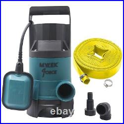 Mylek Electric Submersible Pump 240V 750W With Heavy Duty 25M Hose Flood Pool