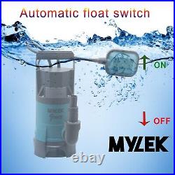 Mylek Electric Submersible Pump 240V 750W With Heavy Duty 25M Hose Flood Pool