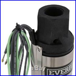 NEW! EVERBILT 1/2 HP Submersible 2-Wire Motor 10 GPM Deep Well Water Pump