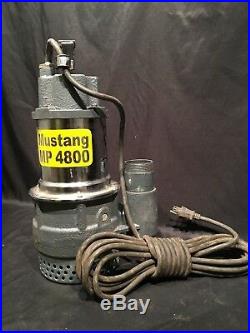 NEW Mustang MP 4800 Submersible Water Pump 2 NPT Discharge Swimming Pool 80 GPM