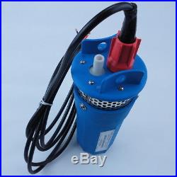 New Blue 24V Stainless Strainer Submersible Deep DC Solar Well Pump Water Pump
