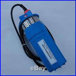 New Blue 24V Stainless Strainer Submersible Deep DC Solar Well Pump Water Pump