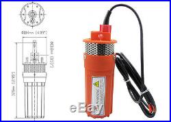 New Farm & Ranch Solar Powered Submersible DC Water Well Pump 24V 230FT+ Lift