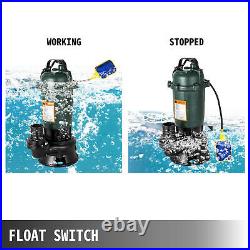 New Heavy Duty Submersible Flood Pond Waste Cesspit Sump Sewage Dirty Water Pump
