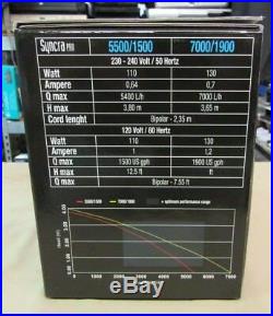 New Sicce Syncra Pro 5500-1500GPH Multifuction Fresh/Salt Water Pump