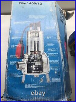 Nocchi Biox 400/12 sewers submersible electropump water pump flood pump