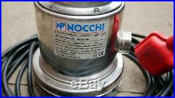 Nocchi Omnia 80-5 Pump Submersible Vortex Water Drainage & Circulation Pump 230V