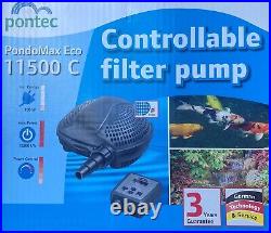 OASE Pontec controllable variable, koi, waterfall, pond filter pump. Low wattage