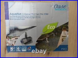 Oase Aquarius Universal Premium Eco 3000 Water Feature Pump BNIB