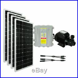 Off grid Solar DC Irrigation Water Pump System Kits & 4100W Mono Solar Panel