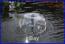 Pennington 600-GPH Submersible Pond Pump Outdoor Garden Decor with LED Light