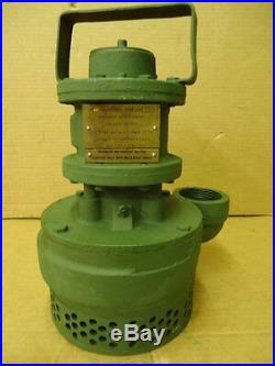 Pneumatic Submersible Water Pump Military FSN 4320-724-7011 A409A 210