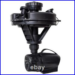 Pond Boss DFTN12003L 1/4 HP Floating Fountain with 3 Foutain Heads & 3 LED Lights