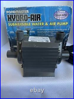 Pondmaster 02795 Hydro-Air 1200 gph Water Pump with Aerator-up to 1000 gal pond