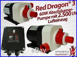 Red Dragon 3 Mini Speedy 60 Watt 2500 l/h SKIMMER PUMP with NEEDLE WHEEL