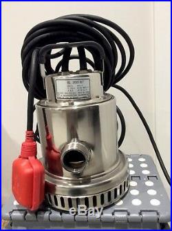 Robinson &son submersible Stainless Steel water pump 80/L Min 110v Ac