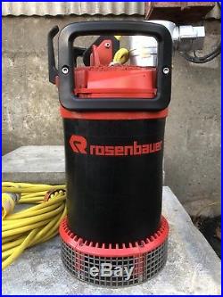Rosenbauer Nautilus 4/1. Submersible Water/Trash pump 110v Qmax 690l/min Flood