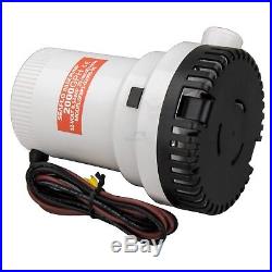 SEAFLO 12V 2000GPH Bilge Pump Marine Boat Submersible Water Pump With Float Switch
