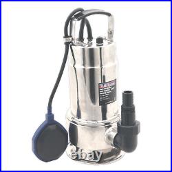 SEALEY WPS225A Submersible Stainless Water Pump Automatic Dirty Water