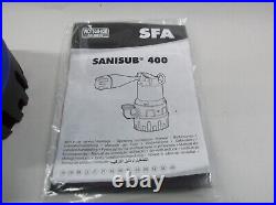 SFA Sanisub 400 Submersible Water Pump Lever Arm Automatic 230V