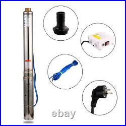 SHYLIYU Home Water Deep Well Submersible Pump 3/4hp Max-292ft 15GPM 220-240v