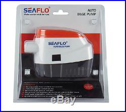 Seaflo 12V AUTOMATIC SUBMERSIBLE BOAT BILGE WATER PUMP 750GPH FLOAT SWITCH