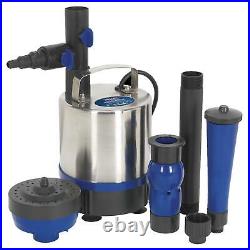 Sealey Submersible Pond Pump Stainless Steel 3000L/hr 230V WPP3000