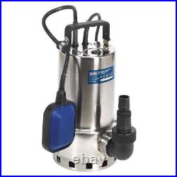 Sealey Submersible Stainless Water Pump Automatic Dirty Water 225L/min 230V