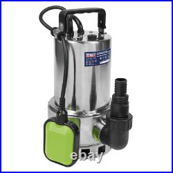 Sealey WPS225A Submersible Stainless Water Pump Automatic Dirty Water 225L/