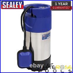 Sealey Water Pump Submersible Stainless Automatic 92L/min 40m Head 230V